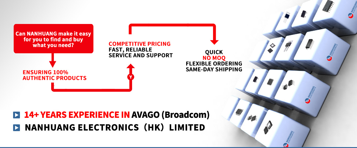 NHE Offers a Wide Variety of Semiconductors from AVAGO Authorized Distributor