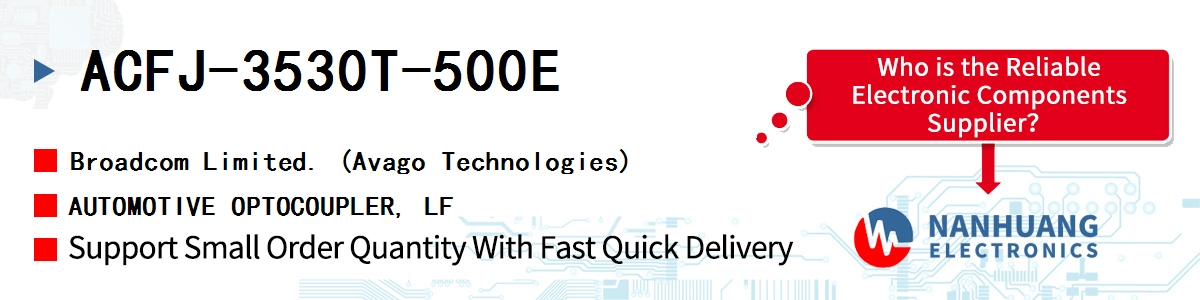 ACFJ-3530T-500E AVAGO AUTOMOTIVE OPTOCOUPLER, LF