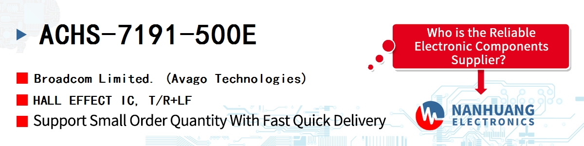 ACHS-7191-500E AVAGO HALL EFFECT IC, T/R+LF