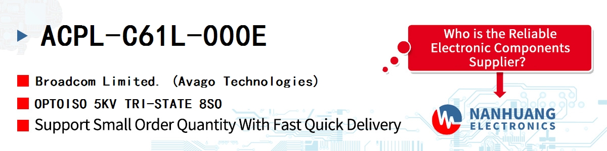ACPL-C61L-000E AVAGO OPTOISO 5KV TRI-STATE 8SO