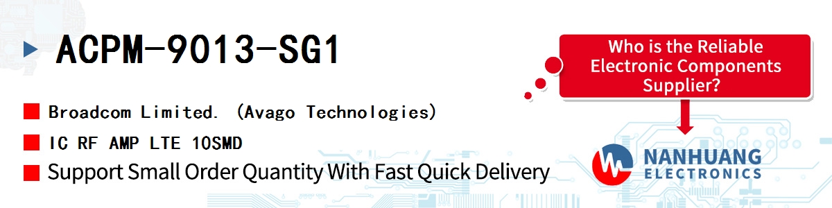 ACPM-9013-SG1 AVAGO IC RF AMP LTE 10SMD