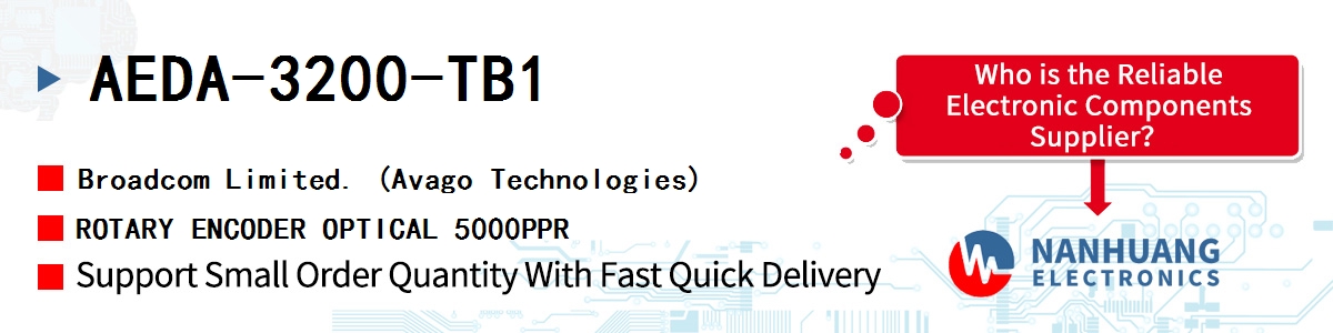 AEDA-3200-TB1 AVAGO ROTARY ENCODER OPTICAL 5000PPR