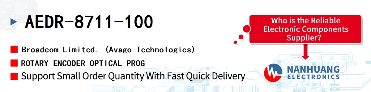 AEDR-8711-100 AVAGO ROTARY ENCODER OPTICAL PROG