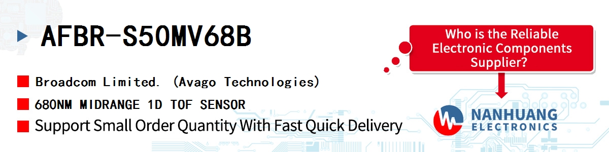 AFBR-S50MV68B AVAGO 680NM MIDRANGE 1D TOF SENSOR