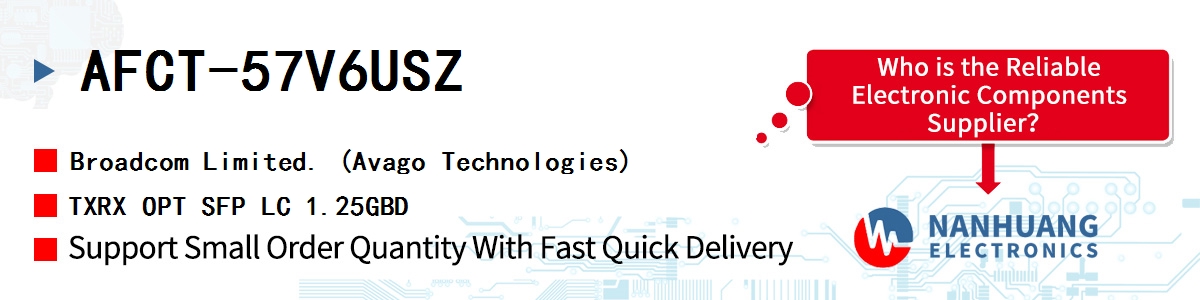 AFCT-57V6USZ AVAGO TXRX OPT SFP LC 1.25GBD