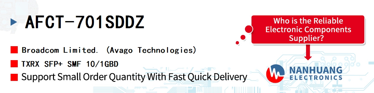 AFCT-701SDDZ AVAGO TXRX SFP+ SMF 10/1GBD