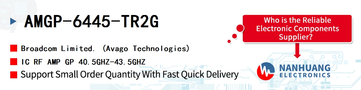 AMGP-6445-TR2G AVAGO IC RF AMP GP 40.5GHZ-43.5GHZ