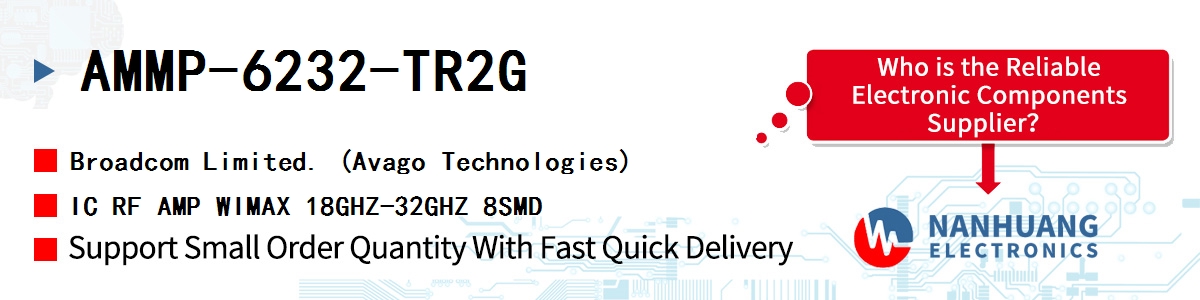 AMMP-6232-TR2G AVAGO IC RF AMP WIMAX 18GHZ-32GHZ 8SMD