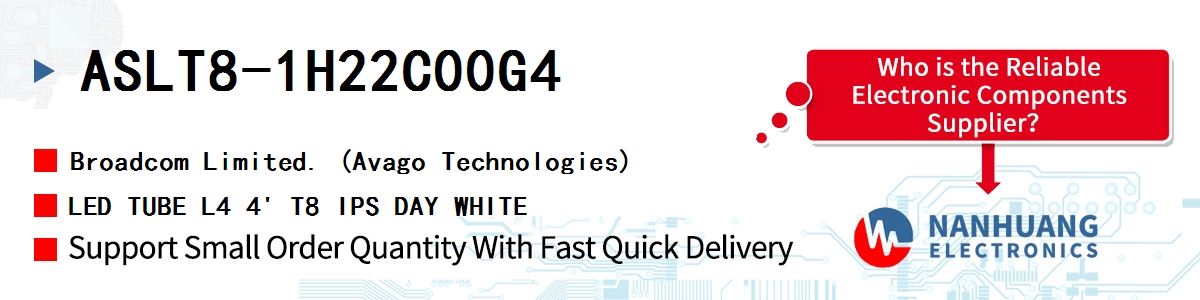 ASLT8-1H22C00G4 AVAGO LED TUBE L4 4' T8 IPS DAY WHITE