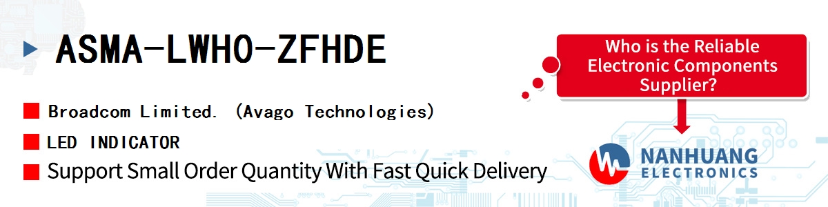 ASMA-LWH0-ZFHDE AVAGO LED INDICATOR