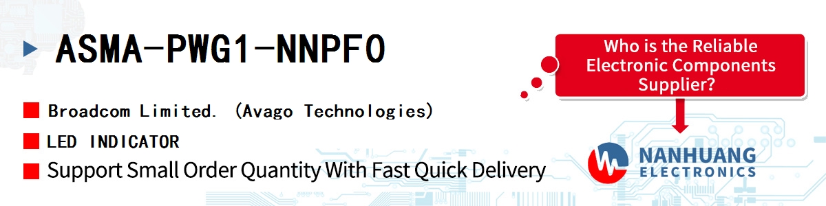 ASMA-PWG1-NNPF0 AVAGO LED INDICATOR