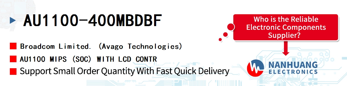 AU1100-400MBDBF AVAGO AU1100 MIPS (SOC) WITH LCD CONTR