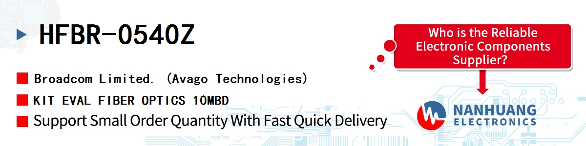 HFBR-0540Z AVAGO KIT EVAL FIBER OPTICS 10MBD