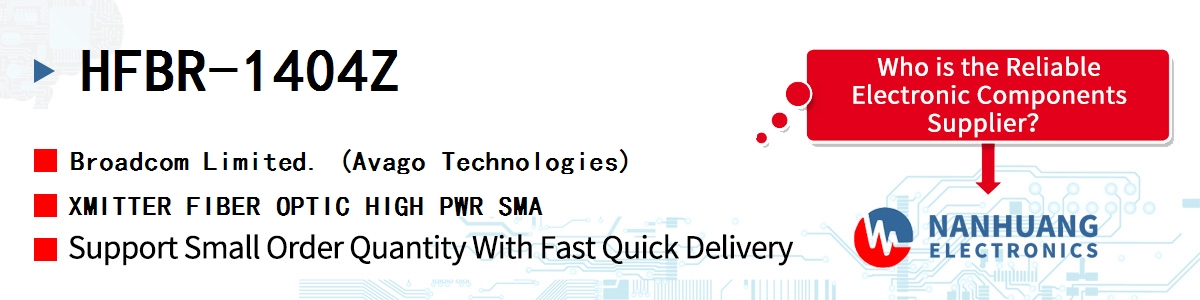 HFBR-1404Z AVAGO XMITTER FIBER OPTIC HIGH PWR SMA