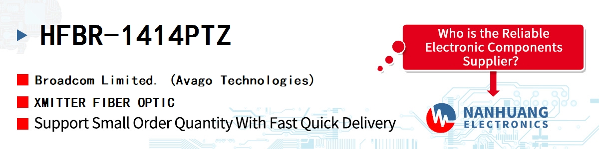 HFBR-1414PTZ AVAGO XMITTER FIBER OPTIC