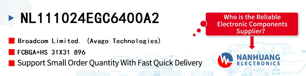 NL111024EGC6400A2 AVAGO FCBGA+HS 31X31 896