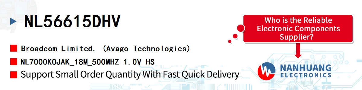 NL56615DHV AVAGO NL7000KOJAK_18M_500MHZ 1.0V HS