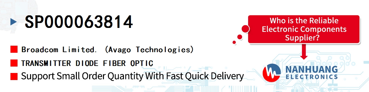 SP000063814 AVAGO TRANSMITTER DIODE FIBER OPTIC