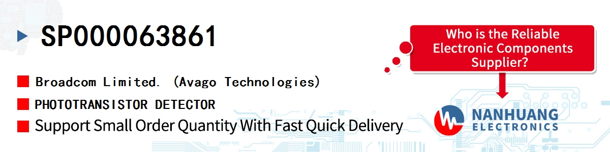 SP000063861 AVAGO PHOTOTRANSISTOR DETECTOR