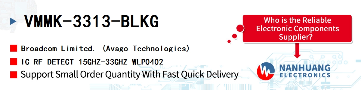 VMMK-3313-BLKG AVAGO IC RF DETECT 15GHZ-33GHZ WLP0402